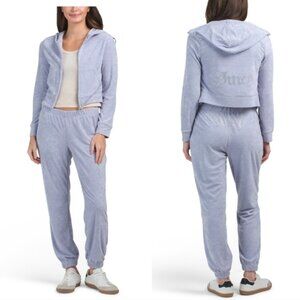 Juicy Couture Towel Terry Tracksuit Joggers Set
